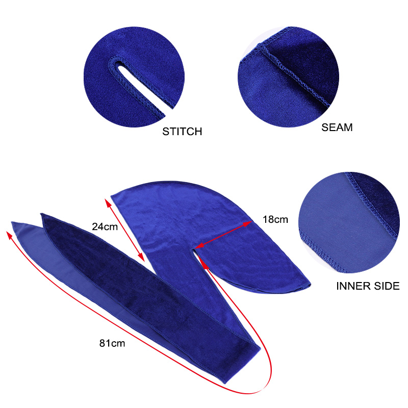 Unisex Men Women Velvet Durags - огляд і ціна Bandana Doo Rag