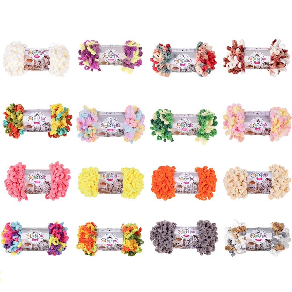 100g/Roll Finger Loop Yarn Thr - огляд і ціна Woven Scarf Blanket
