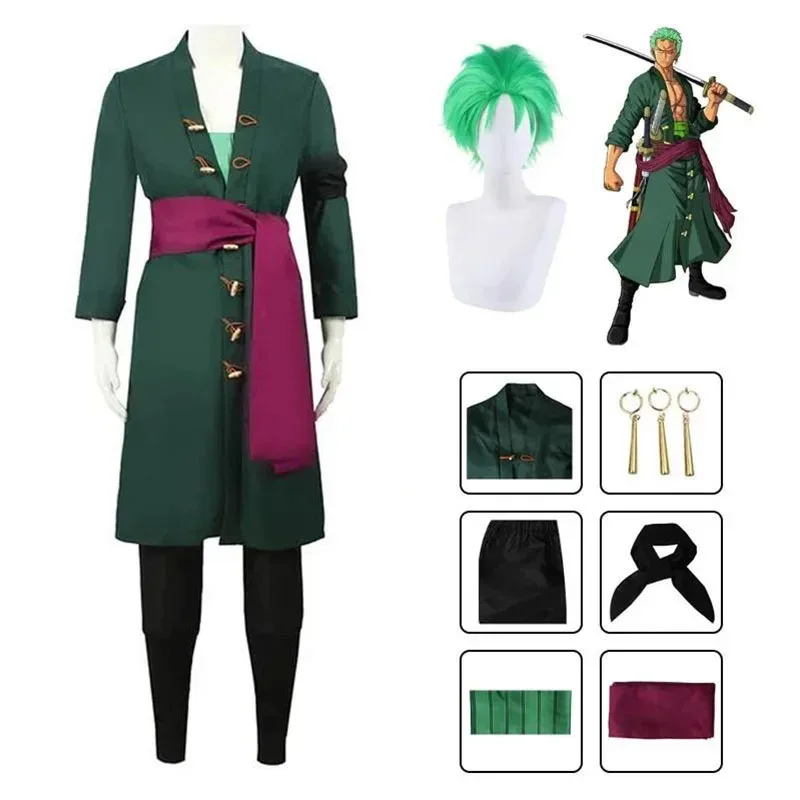 Anime Roronoa Cosplay Costume  - огляд і ціна Ascot Neck Scarf