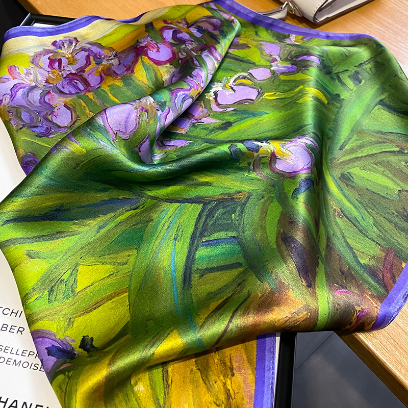 New 2023 Real Silk Hair Scarf  - огляд і ціна Ascot Neck Scarf