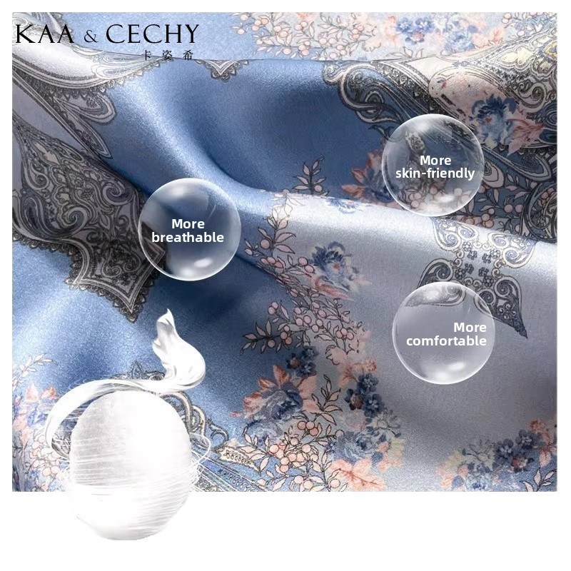 Baroque Floral 100% Mulberry S - огляд і ціна Face Scarf Mask