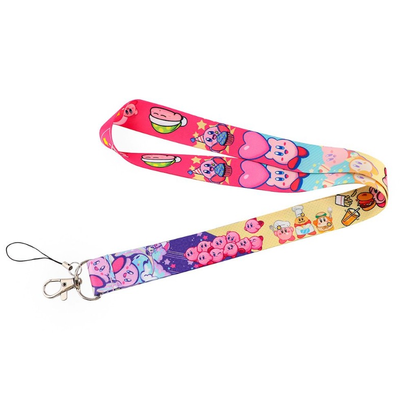 Hot Cute Kirby Lanyard Colorfu - огляд і ціна Lanyard Badge Holder