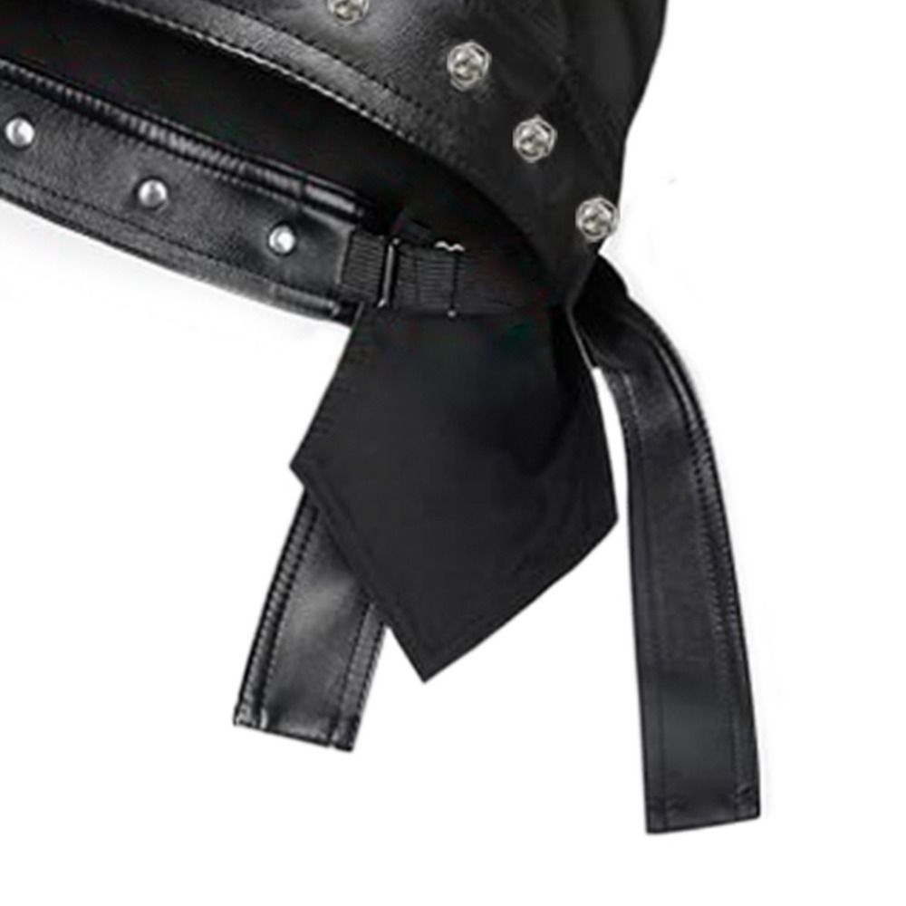 New PU Leather Black Biker Cap - огляд і ціна Bandana Doo Rag